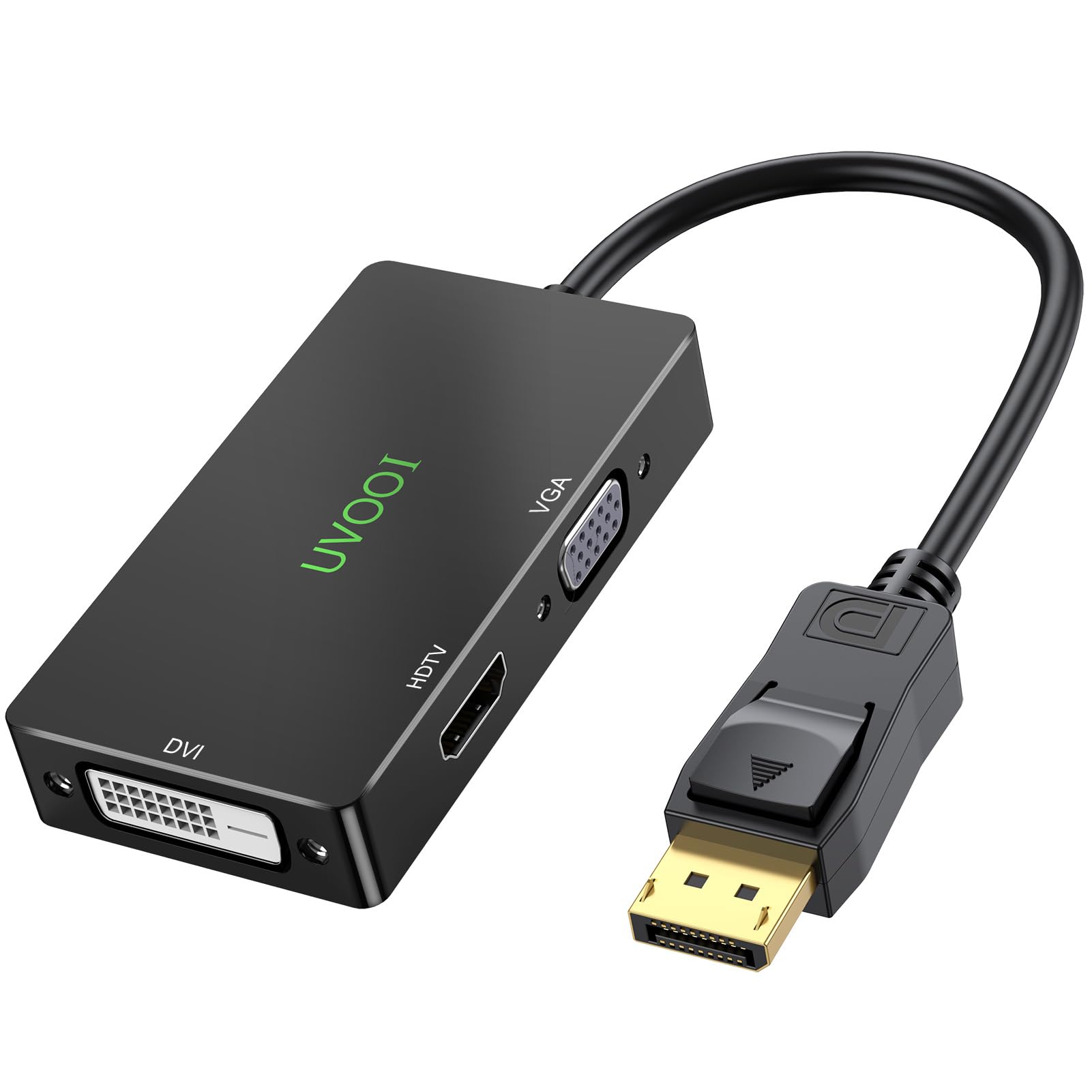 Amazon.com: DisplayPort to HDMI DVI VGA Adapter, Multi-Function DP